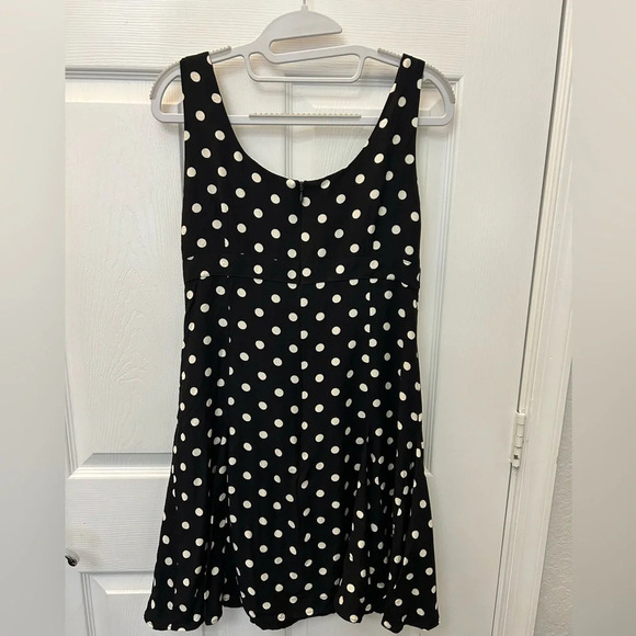 Vintage 90s Louis Feraud polka dot dress sz 4 - Picture 2 of 4